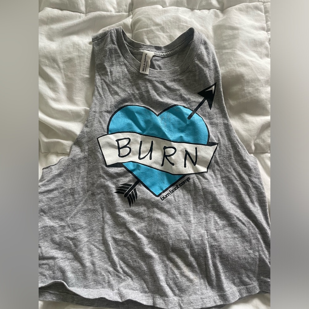 Burn Bootcamp cropped tank